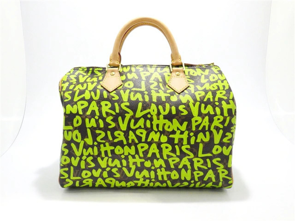 LOUIS VUITTON Speedy Handbag Monogram Graffiti